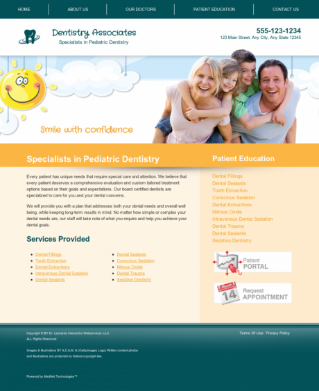 Pediatric Dentistry Website Preview #9