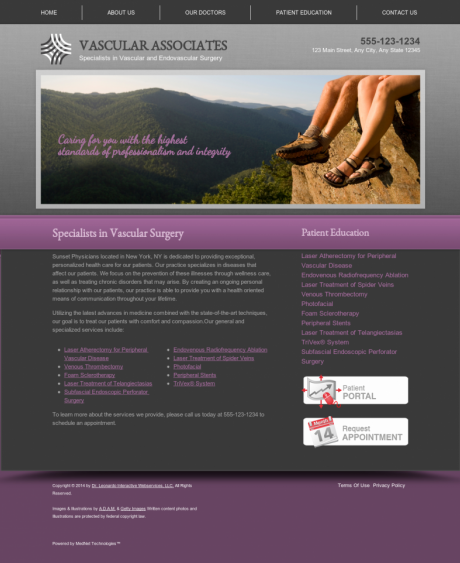 Vascular Website Preview #10