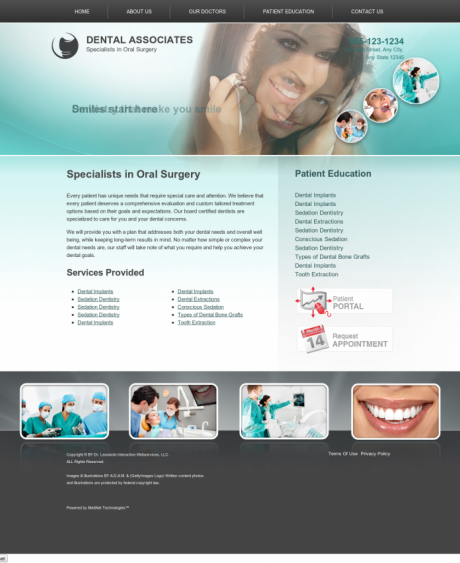 Oral Surgery Website Preview #10