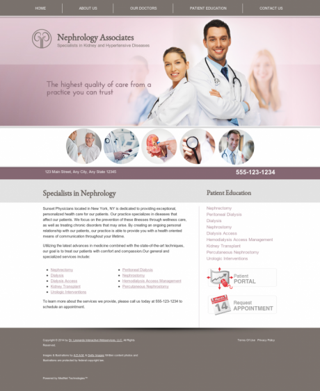 Nephrology Website Preview #11