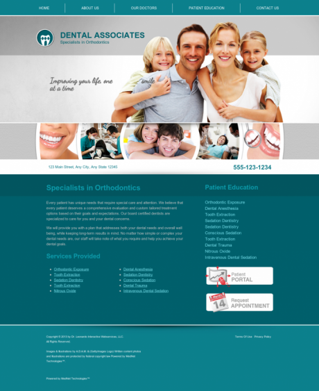 Orthodontics Website Preview #9