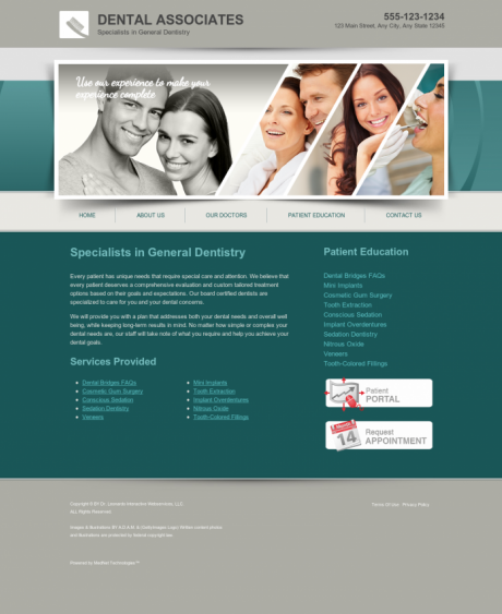General & Family Dentistry Website Preview #15