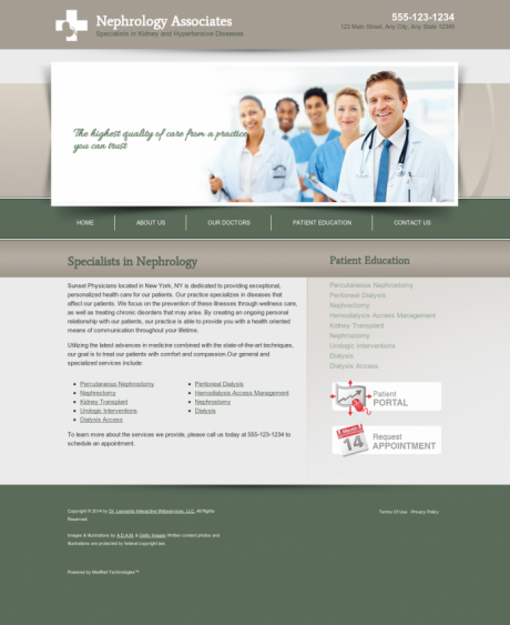 Nephrology Website Preview #14