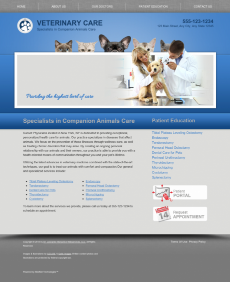 Veterinary Website Preview #10