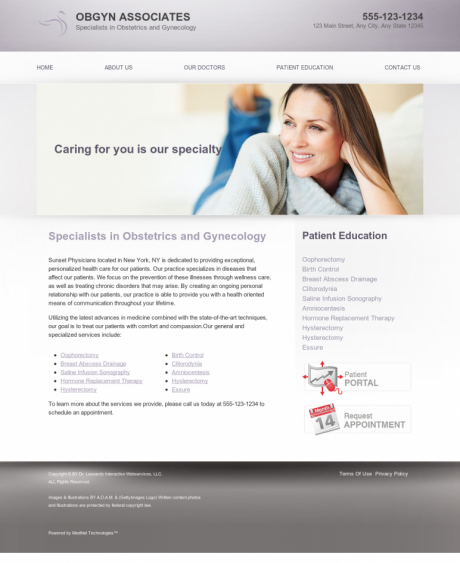 OBGYN Website Preview #12