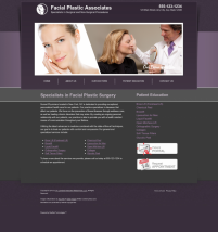 Facial Plastic Surgery Website Thumbnail #8