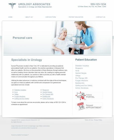 Urology Website Preview #11