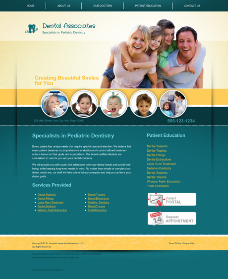 Pediatric Dentistry Website Preview #10
