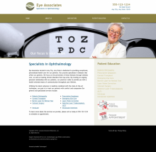 Ophthalmology Website Thumbnail #4
