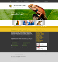 Avian & Exotic Website Thumbnail #1