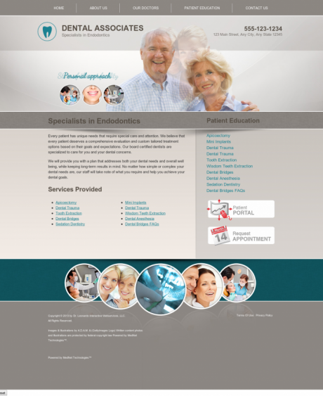 Endodontics Website Preview #12