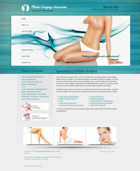 Plastic Surgery Website Preview #8