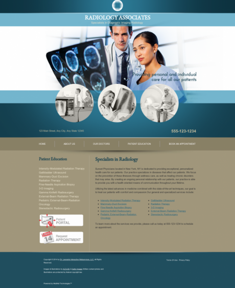 Radiology Website Preview #12