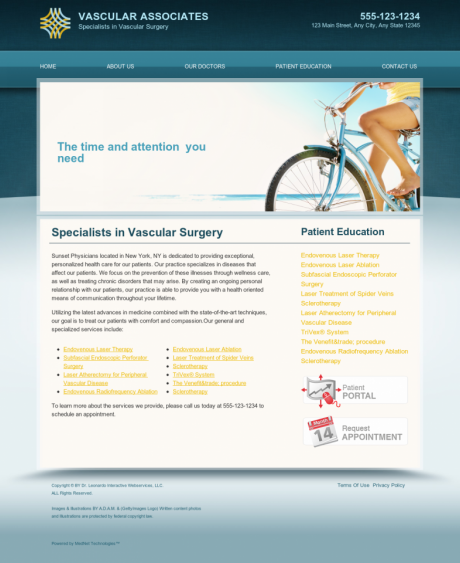 Vascular Website Preview #13