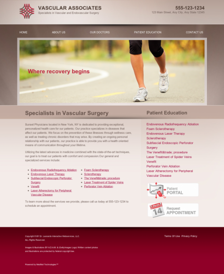 Vascular Website Preview #14