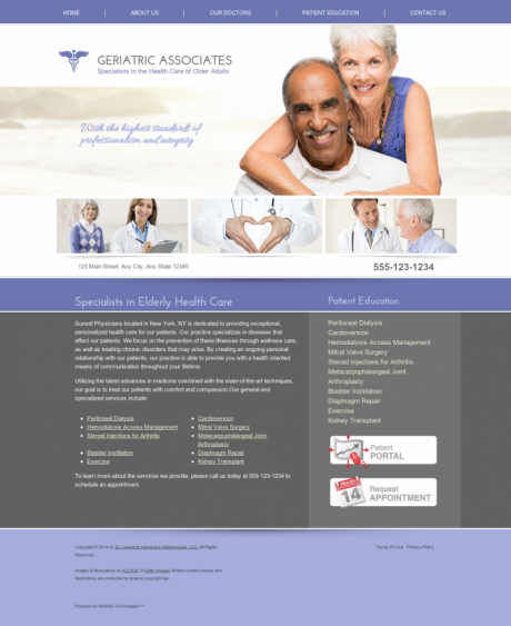 Geriatric Website Preview #8