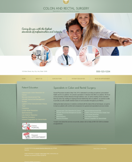 Colon & Rectal Surgery Website Preview #9