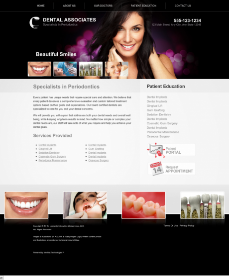 Periodontics Website Preview #12