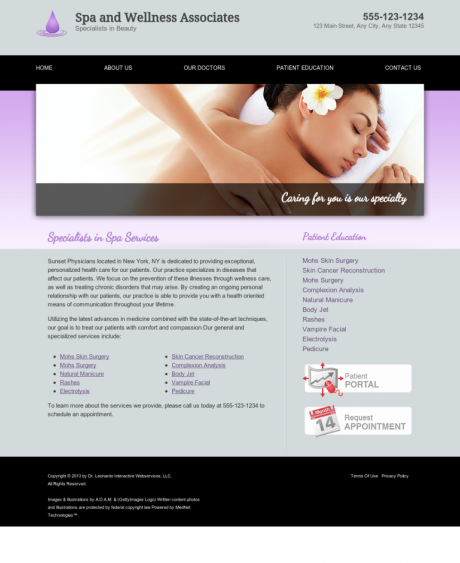 Dermatology Website Preview #13