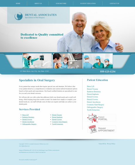 Oral Surgery Website Preview #12
