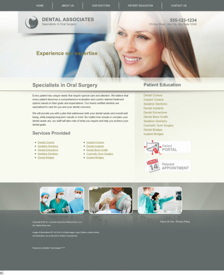 Oral Surgery Website Preview #13