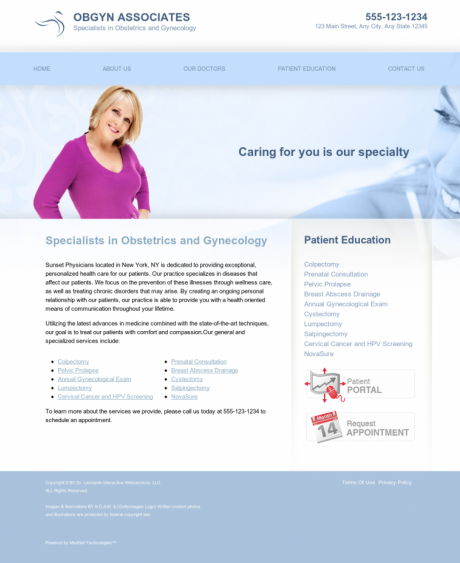 OBGYN Website Preview #16