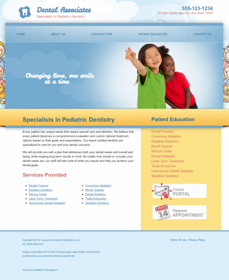 Pediatric Dentistry Website Preview #14