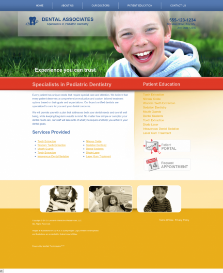 Pediatric Dentistry Website Preview #15
