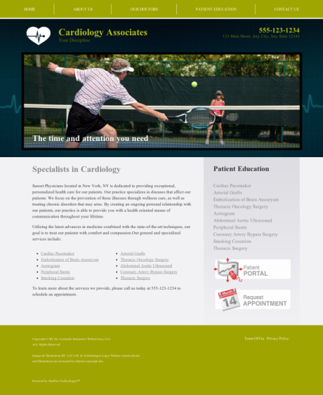 Cardiovascular Website Preview #10