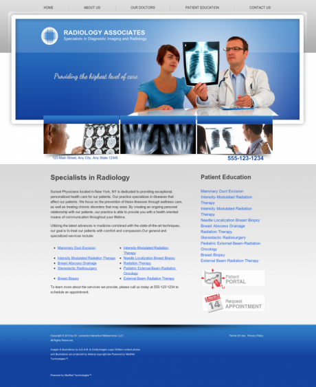 Radiology Website Preview #14