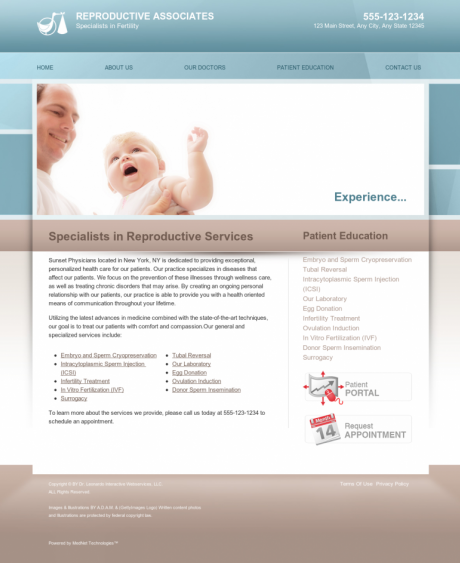 Reproductive Services Website Preview #12