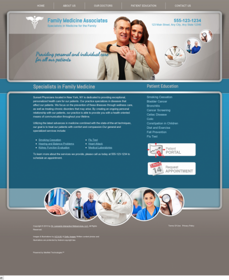 Family Medicine Website Preview #12