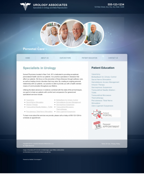 Urology Website Preview #13