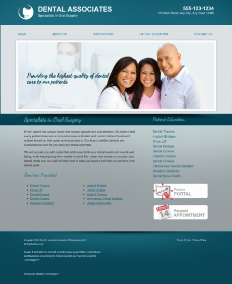 Oral Surgery Website Preview #14