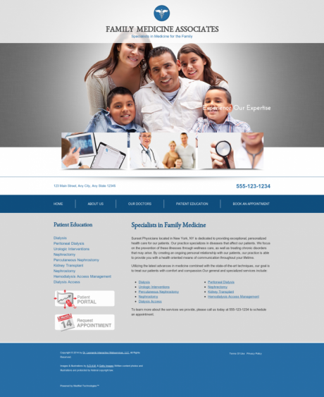 Family Medicine Website Preview #13