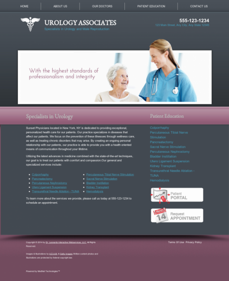 Urology Website Preview #14