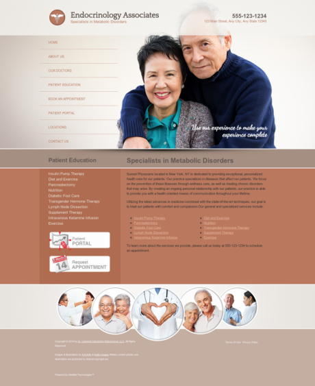 Endocrinology Website Preview #9