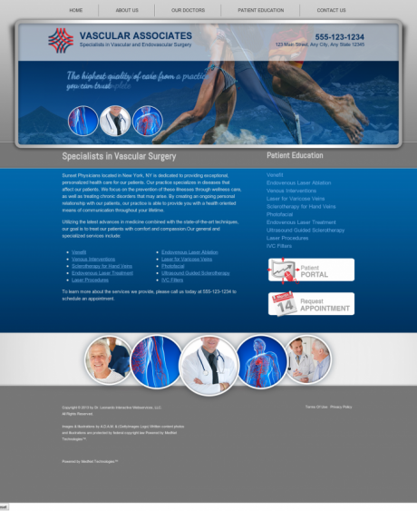 Vascular Website Preview #16