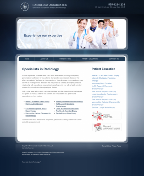 Radiology Website Preview #15