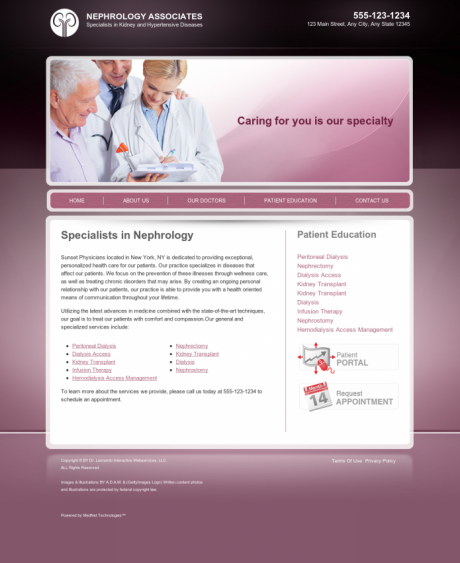 Nephrology Website Preview #15