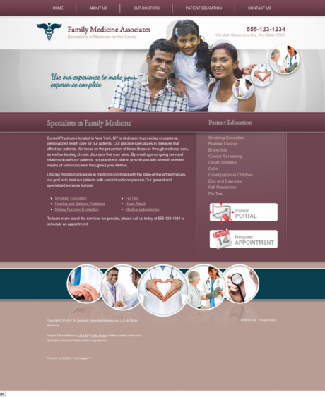 Family Medicine Website Preview #16
