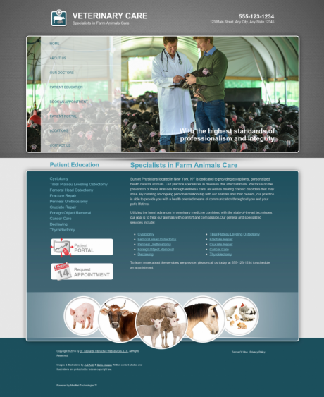 Avian & Exotic Website Preview #12