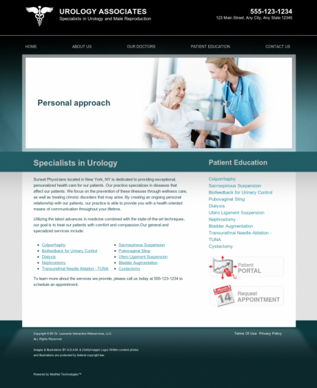 Urology Website Preview #15