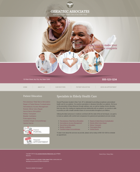 Geriatric Website Preview #10