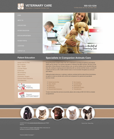 Veterinary Website Preview #16