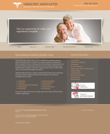 Geriatric Website Preview #11