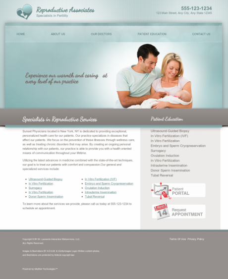 Reproductive Services Website Preview #14