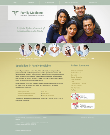 Family Medicine Website Preview #17