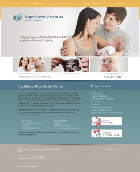 Reproductive Services Website Preview #16