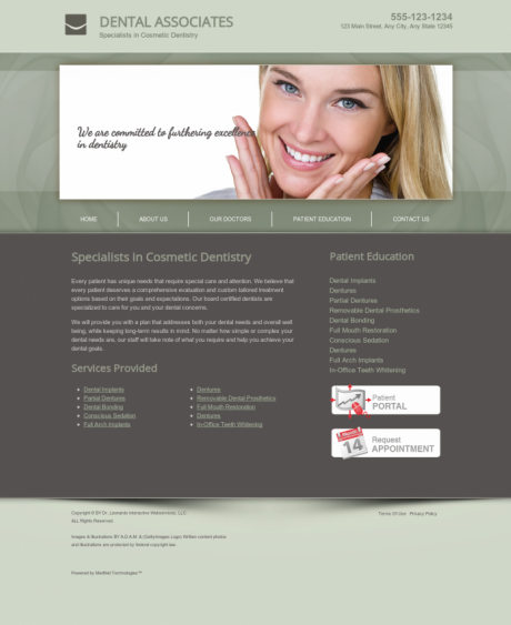 Cosmetic Dentistry Website Preview #16
